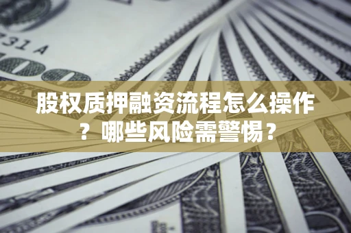 济南股权质押融资流程怎么操作？哪些风险需警惕？