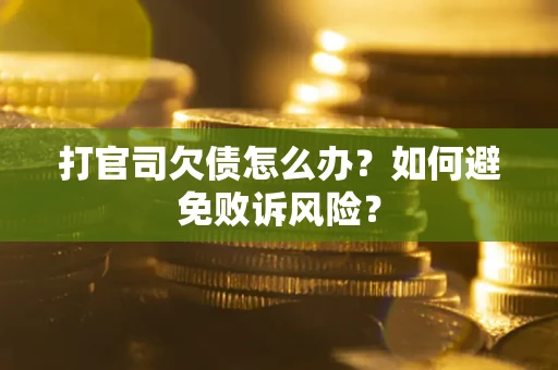济南打官司欠债怎么办？如何避免败诉风险？