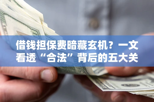 济南借钱担保费暗藏玄机？一文看透“合法”背后的五大关键陷阱