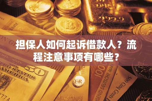 济南担保人如何起诉借款人？流程注意事项有哪些？